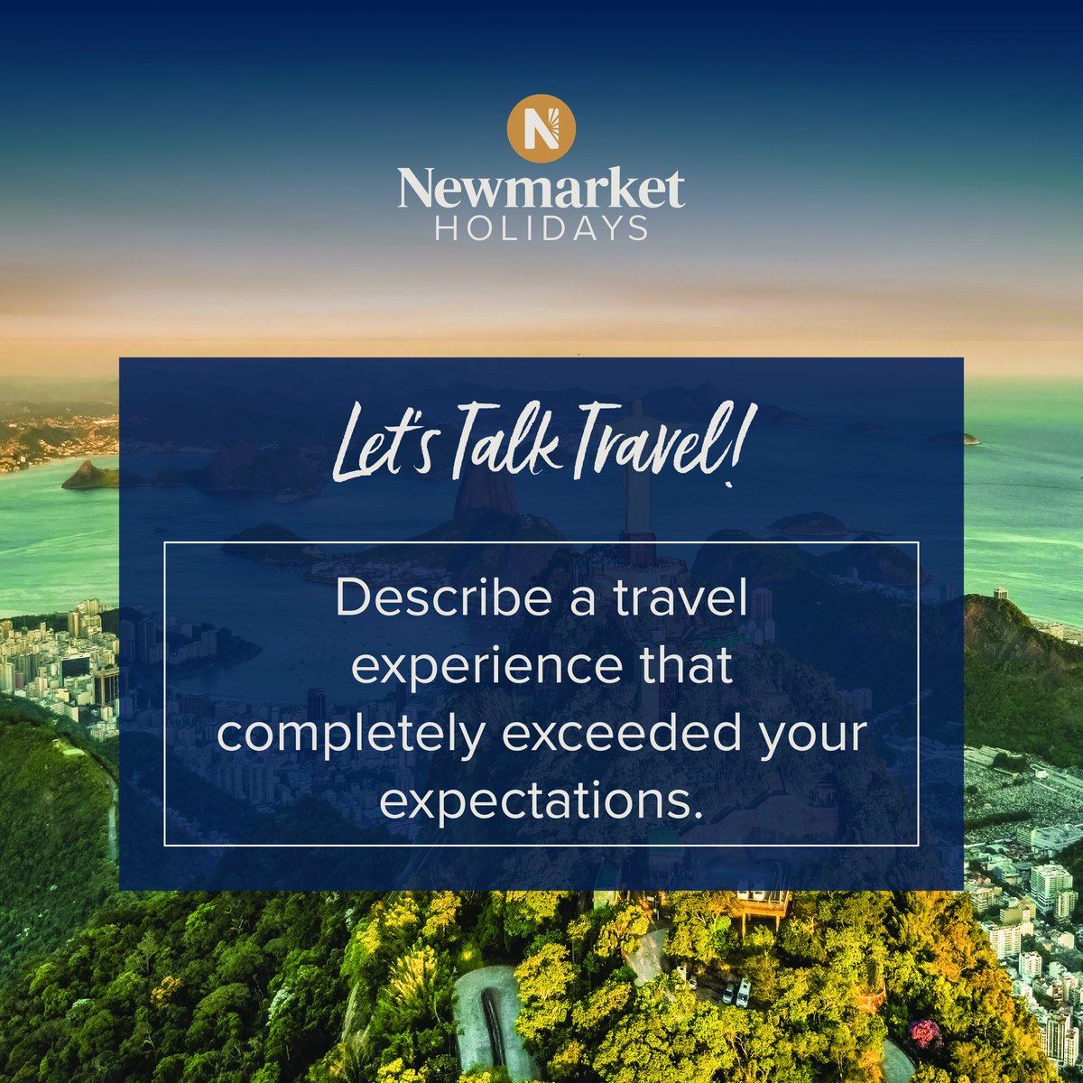 Whether it was a helicopter ride over the Grand Canyon or spotting lions on safari we want to hear them!
