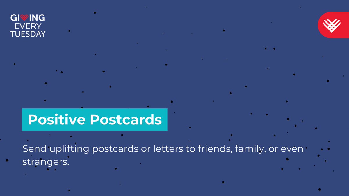 Spread Sunshine through Snail Mail for #GivingEveryTuesday! 🌞✉️ Send uplifting postcards or letters to friends, family, or even strangers. Your words can brighten someone's day and create a ripple of positivity.