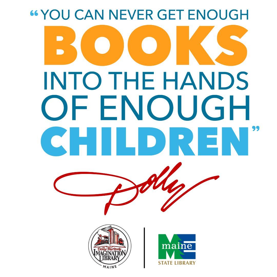 As we work to spread Dolly Parton’s Imagination Library across Maine, find out which books will be mailed to kids birth-5 enrolled in the program this year: imaginationlibrary.com/usa/book-list/. #DollyParton #ImaginationLibrary