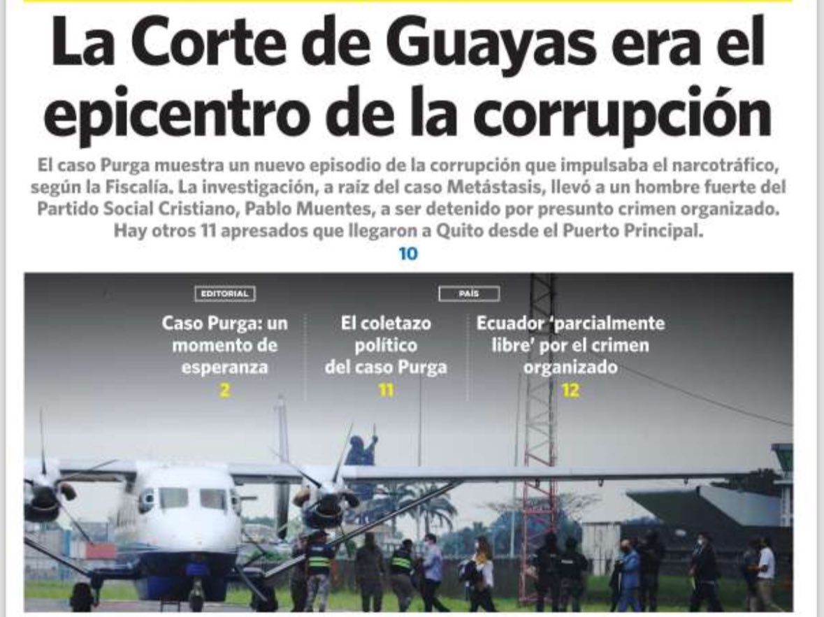 OrlandoPerezEC's tweet photo. Ahora “descubren” lo que muchos ya denunciamos hace cinco años, cuando @MaJosefaCoronel dirigía la @CJudicaturaEc de Guayas, cuando una de las inculpadas del caso #Purga se tomaba fotos con ella. Todo ese “andamiaje” de corrupción empezó cuando la #MafiaMediatica aplaudía la toma de la justicia con el #Trujillato y @Lenin, @LassoGuillermo y otros se regocijaban de la “transición”