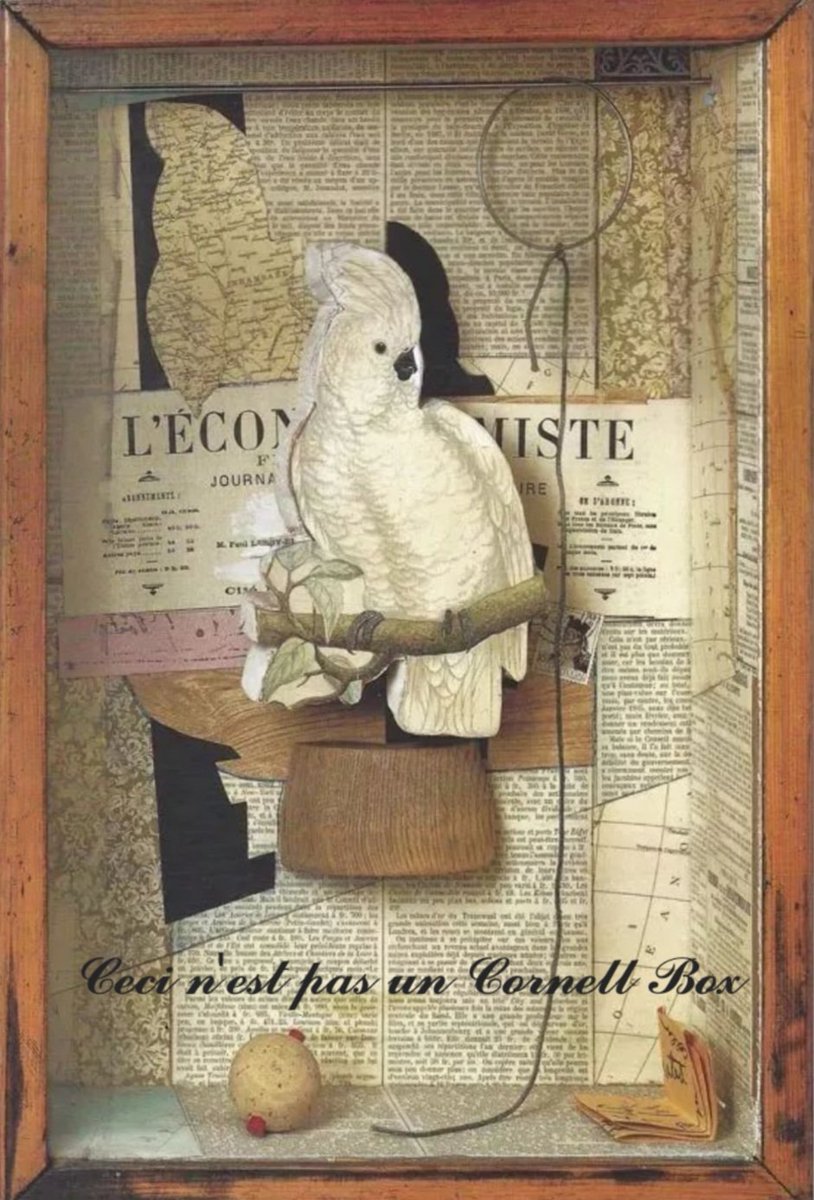 𝘛𝘩𝘦 𝘛𝘳𝘦𝘢𝘤𝘩𝘦𝘳𝘺 𝘰𝘧 𝘈𝘐
#RenéMagritte #JosephCornell #WilliamGibson