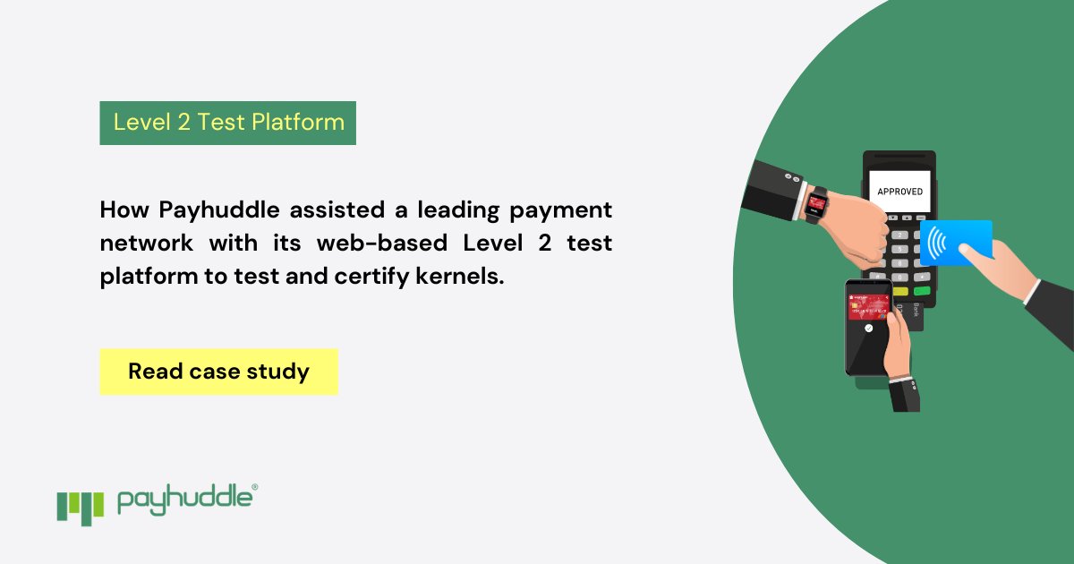 How Payhuddle assisted a leading payment network by developing a web-based L2 test platform?

Discover the case study ▶️ lnkd.in/gsiXzHu6

#paymentschemes #digitalpayments #l2kernel #payments #merchants #emv #fintech #fintech #pos #softpos #atm #level2kernel #nfc