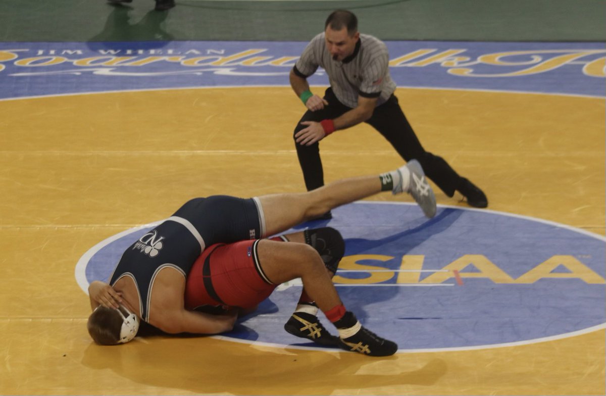 Finished wrestling season this weekend as a state qualifier ,district champ and winning 2 matches at the state tournament ended the season with an overall record of 35-6. Go Irish ☘️!