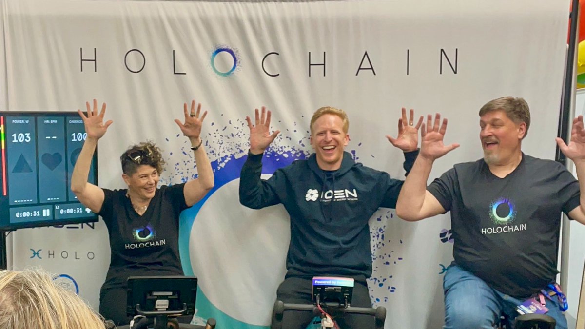 🙏 A huge shoutout to our amazing partners! We showcased a live demo last week alongside @rainprotocol, GildLab, and @IOEN_tech. Our collaboration brought together #VerifiableData and #RenewableEnergy; bridging the gap between #DeFi and #DePIN 🚴‍♂️ was fantastic! #ETHDenver2024