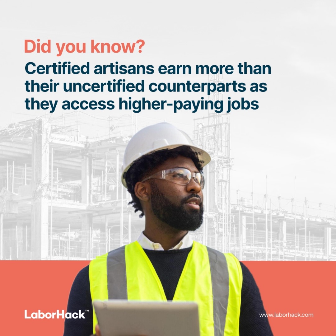 If you're looking to level up your income as a tradesperson 🛠⚒ , getting certified is the way to go!
Visit laborhack.com/artisan to get started.

#Getcertified
#studyincanda
#LaborHackcertification
#HireaPro
#March5 
#PiNetwork
#Anikulapo
#Constructionworkers