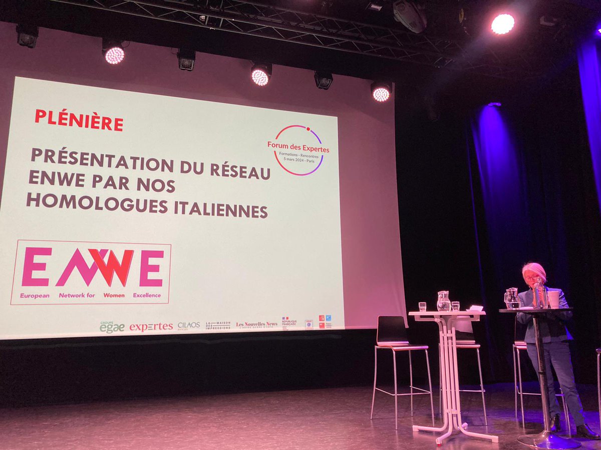 [LIVE] Merci à nos homologues italiennes qui sont présentes <a href="/ENWE_media/">ENWE – European Network for Women Excellence</a> ! Ensemble nous travaillons à augmenter la visibilité des femmes dans le monde ✊