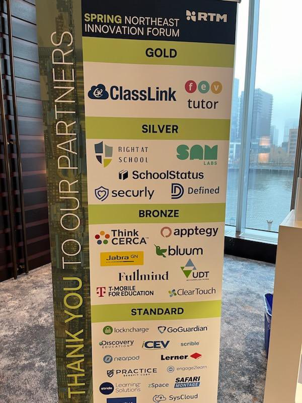 Thank you to the #RTMK12 sponsors for a great learning experience!