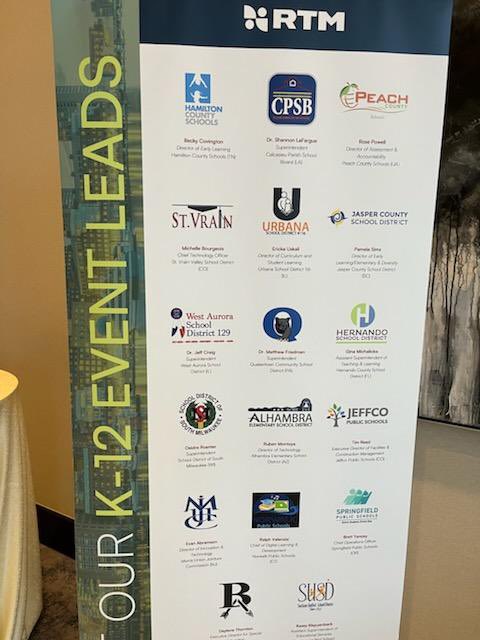 Well done #RTMK12 leads!