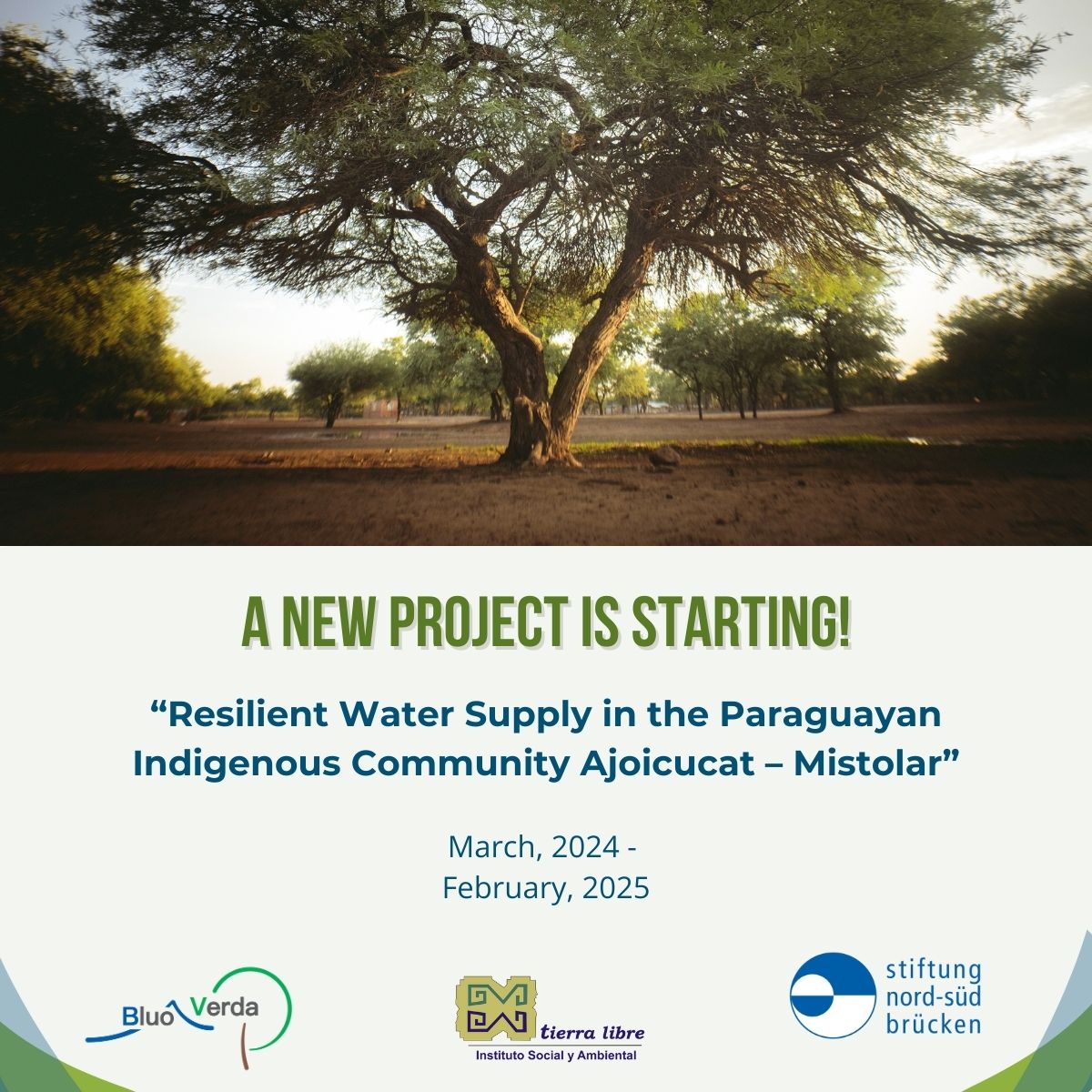 🌟 Big news! Our team is delighted to commence this new project that will enhance water security at the Nivaĉle community and combat climate change-related droughts in Paraguay. 🌍💧 
 
 Read more 🔗 tinyurl.com/BvdParaguay