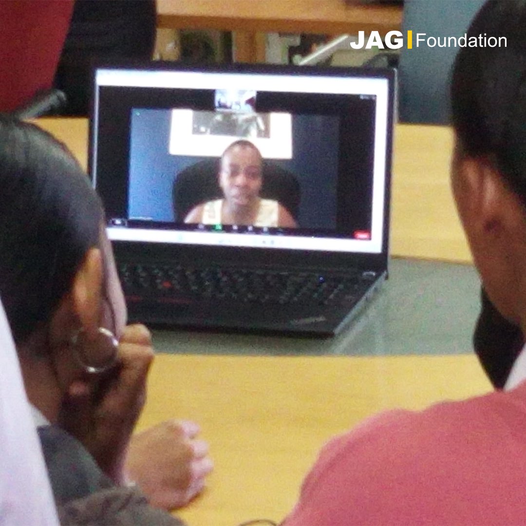 The JAG Foundation has graciously contributed 140 copies of ‘GenZ Pocketbook for teenage girls’ by Rumbi Munyaradzi to matric girls at Bonteheuwel High School. 💛

The author also had a virtual conversation with the learners as she delved into various aspects of the book. 📚