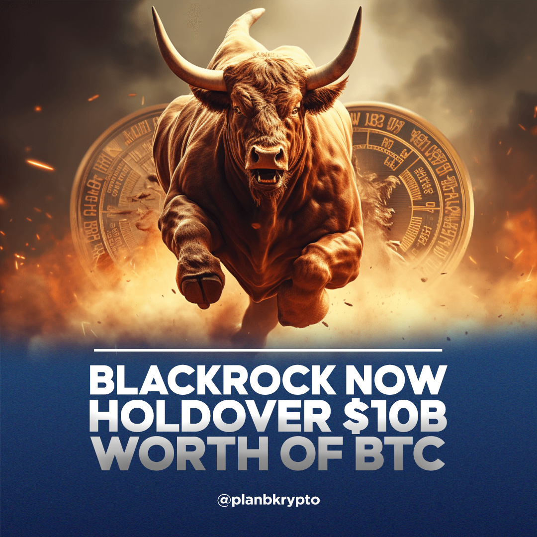 Institutional adoption continues growing as reports surface that asset management giant BlackRock is now holding over $10 BILLION worth of #Bitcoin in two of its funds. 🤯

Let me know your thoughts in the comments.

#BTC #bitcoin #blackrock #institutionalinvestment #crypto