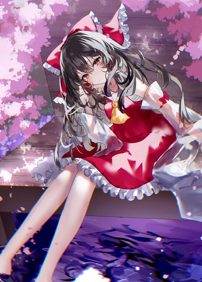 博麗霊夢 「#3月5日は巫女の日博麗霊夢 」|咲崎さきp🦄🦛@春季例大祭え41abのイラスト