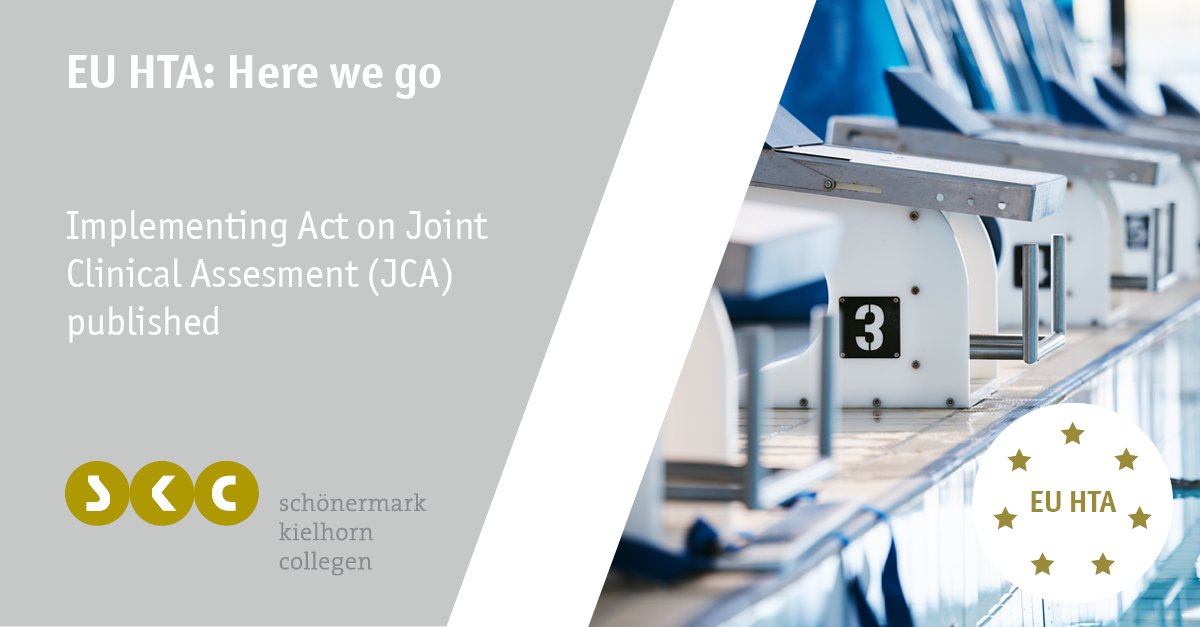 consulting_skc's tweet image. Finally: today the #ImplementingAct on the design of Joint Clinical Assessments (#JCA) has been published (after some delay) to ensure a smooth implementation of the #EUHTA Regulation in the Member States. Read more on eu1.hubs.ly/H07Xm6g0 #JCA90