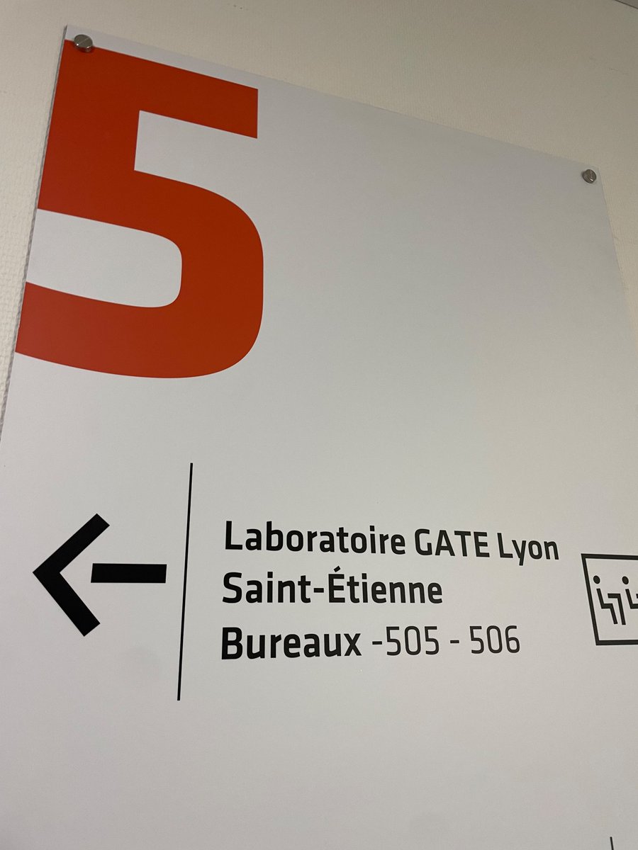 Merci aux collègues du @GATE_LSE de @se_saintetienne pour leur invitation a présenter notre article avec Mehdi et @SergioMGarcia sur inter-communalité et gestion de l'eau en France !