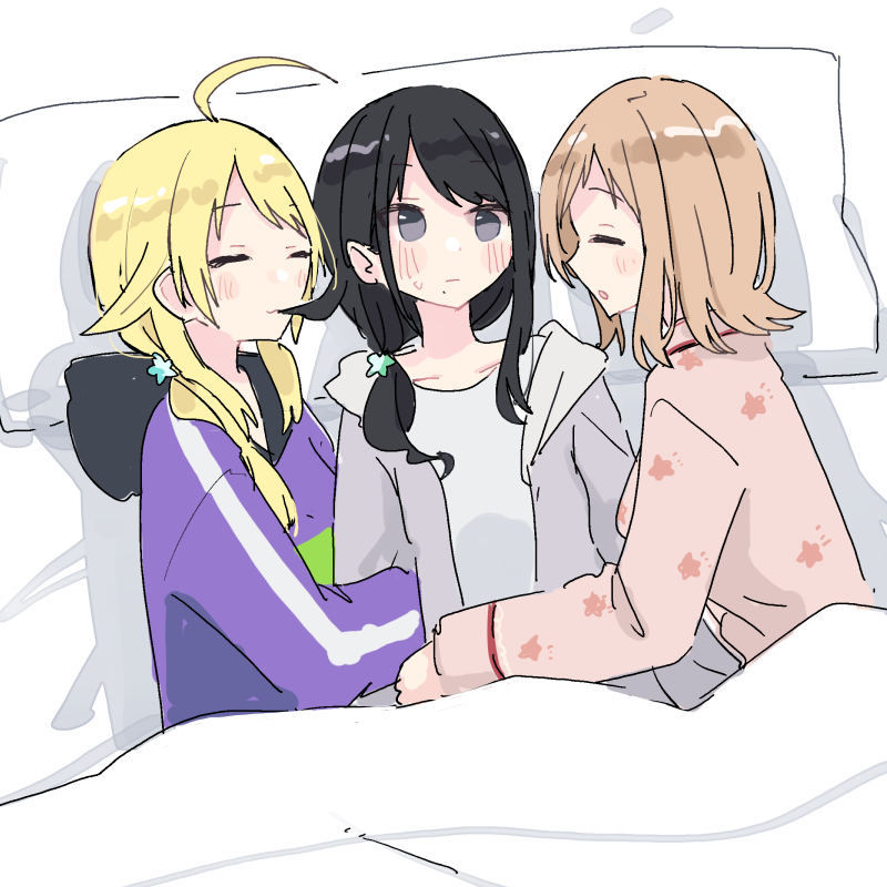 八宮めぐる ,風野灯織 ,櫻木真乃 「ひお誕Day2 」|しろしのイラスト