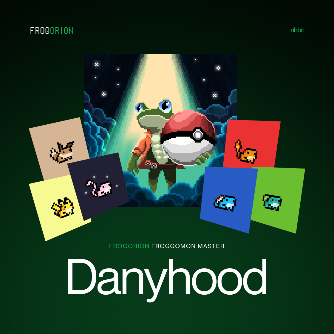 <a href="/DaOnlyGitt/">Danyhood</a> finally became the official Froqorion Froggomon Master. With finally finding the owner of the Froggochu <a href="/Grazzy0x/">Grazzy</a>, the collection is complete.

Congratulations on getting all 6, physical card inbound!