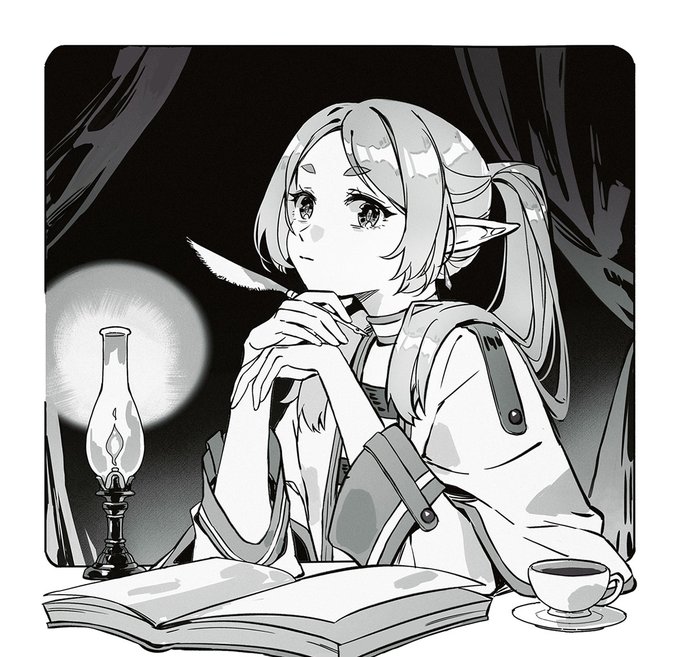 摸 