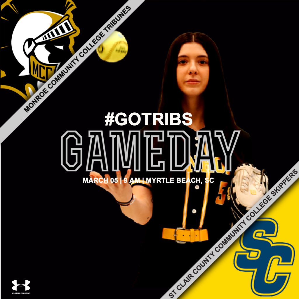 MCCTribunes's tweet photo. Gameday 🥎
The Lady Tribunes take on the SC4 Skippers in game one of a two game slate for their final day of play down in Myrtle Beach 🏝️
#GoTribs⚔️ https://t.co/lyPZZTrbIo