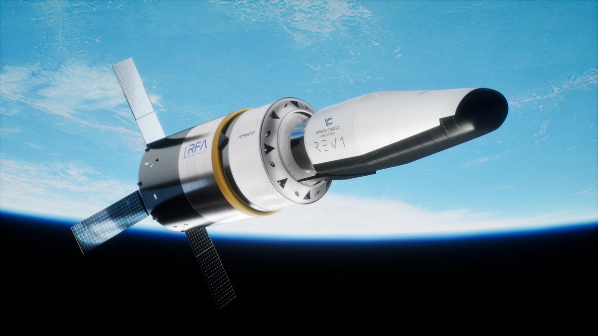 We are thrilled to partner with RFA and Atmos to bring the unique capabilities of our space vehicle REV1 to the bold ambition of the ESA call for Cargo return service. Thrilled by this true and strong European answer! Forging the future of New Space Europe 🇩🇪 🇮🇹 🇱🇺 🇧🇪 🇪🇸 🇫🇷