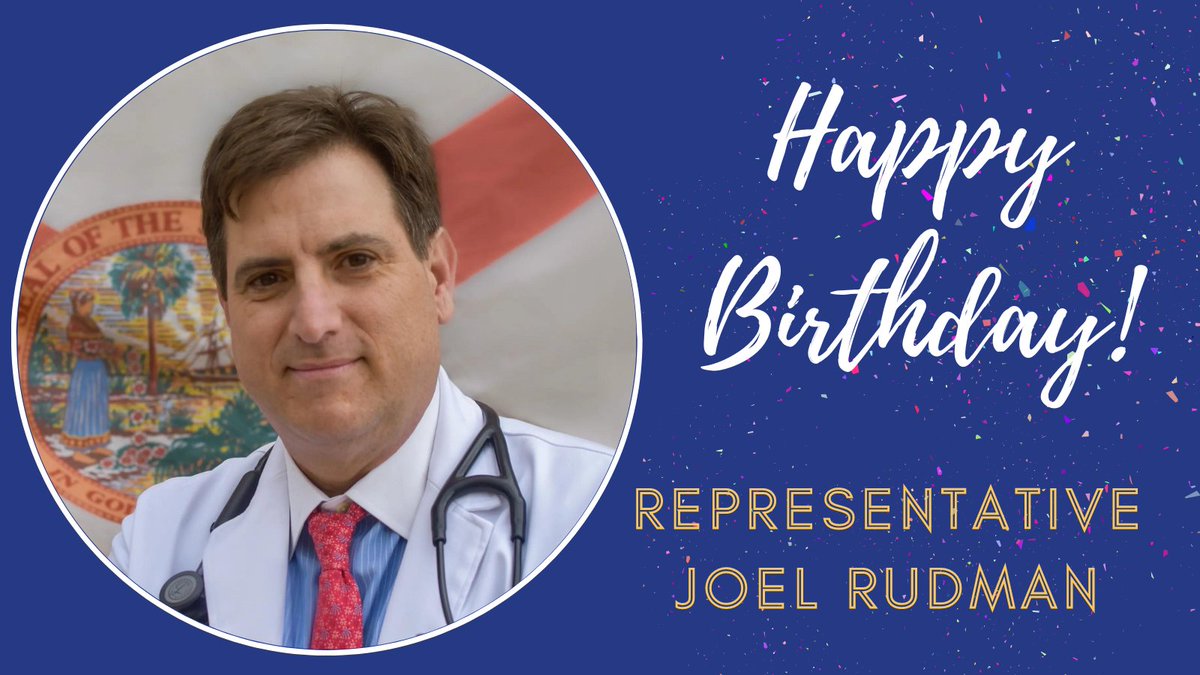 Happy Birthday, Rep. @doc_rudman!🎉