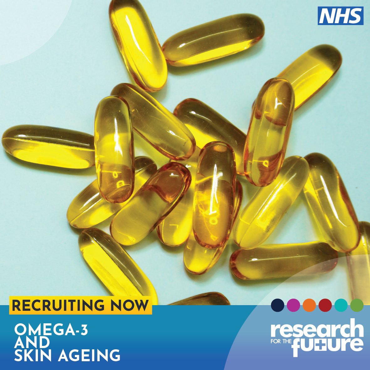 Research_Future's tweet image. 🟡 Recruiting now – Omega-3 and skin ageing
Women who have been through menopause to take part in a study investigating an omega-3 supplement can improve skin changes post-menopause.

Message us or visit our website… researchforthefuture.org/studies/omega-…