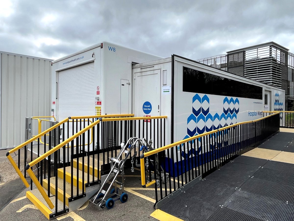 As part of plans to increase the number of patients the hospital is able to see and treat, we have opened a new mobile theatre. This new facility houses a day case theatre and a short-stay recovery ward. For more information, please visit our website: shorturl.at/uwSU1