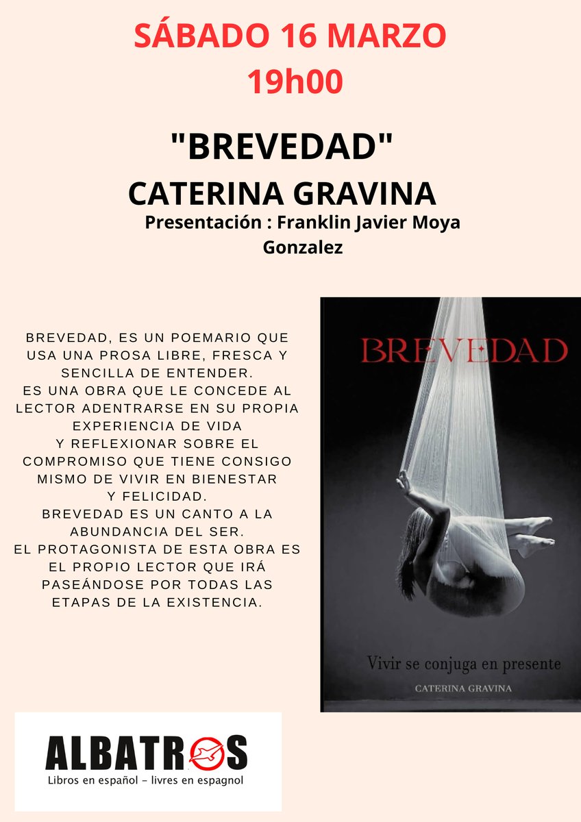 Brevedad, es un poemario que usa una prosa libre, fresca y sencilla de entender.

Es una obra que le concede al lector  adentrarse en su propia experiencia de vida y reflexionar sobre el  compromiso que tiene consigo mismo de vivir en bienestar y felicidad.