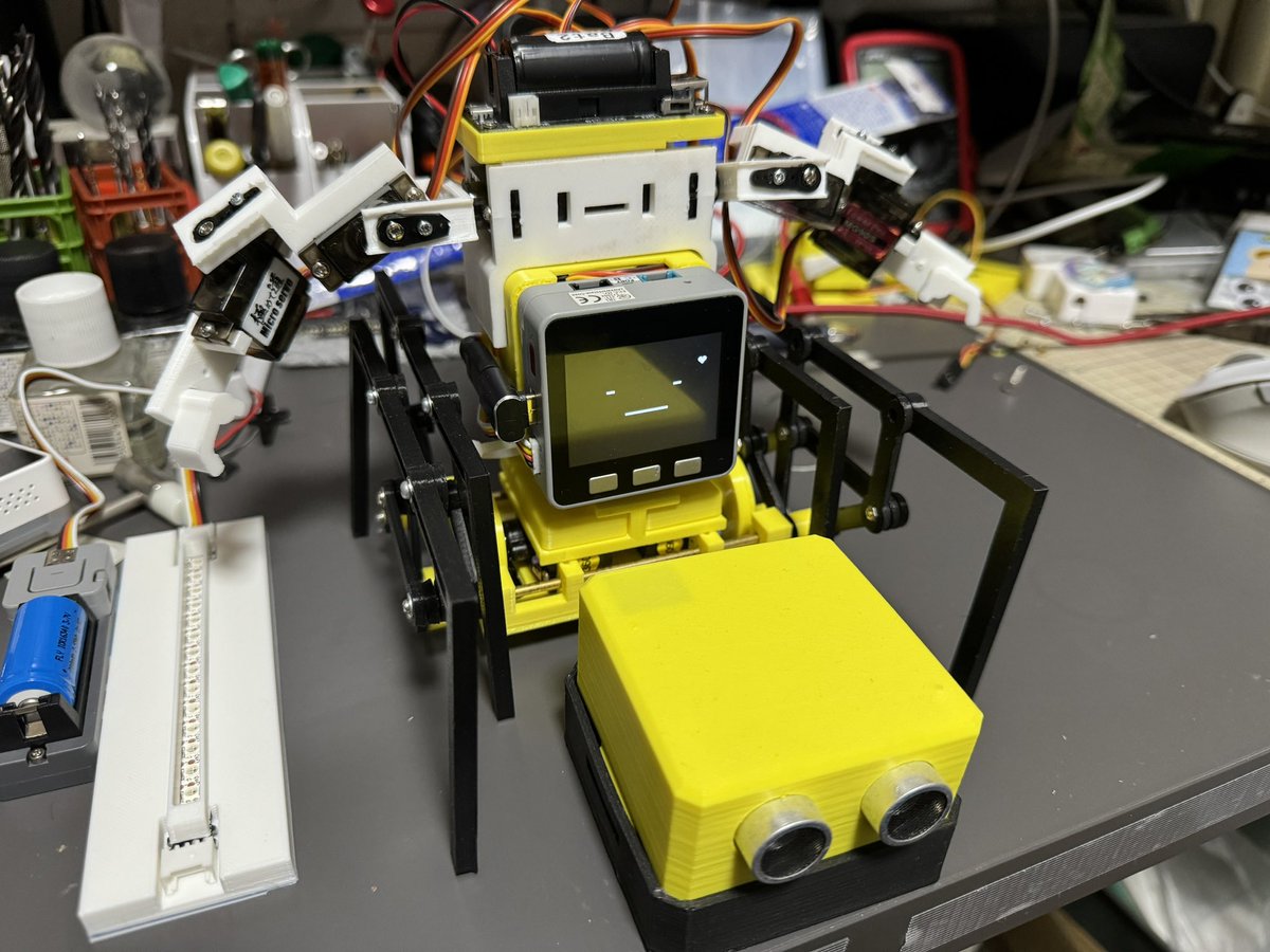 KantenNamako's tweet image. The controllers are interchangeable.
#OttoDIY #M5Stack #Arduino #microbit