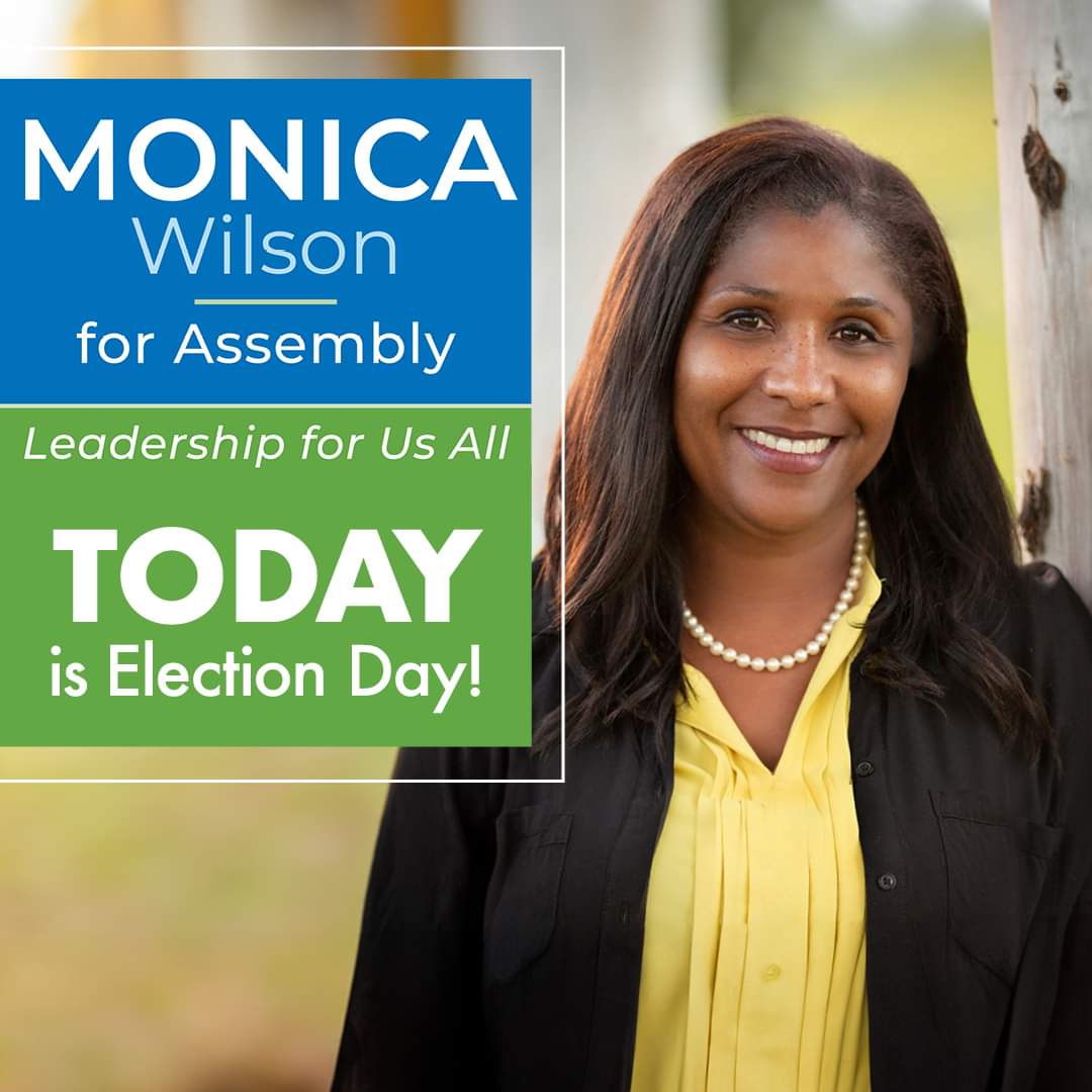 Today, let's choose proven leadership that truly represents us. Vote Monica Wilson for Assembly and let's empower our community with a voice that listens and acts. Together, we can build a better future. #VoteMonicaWilson