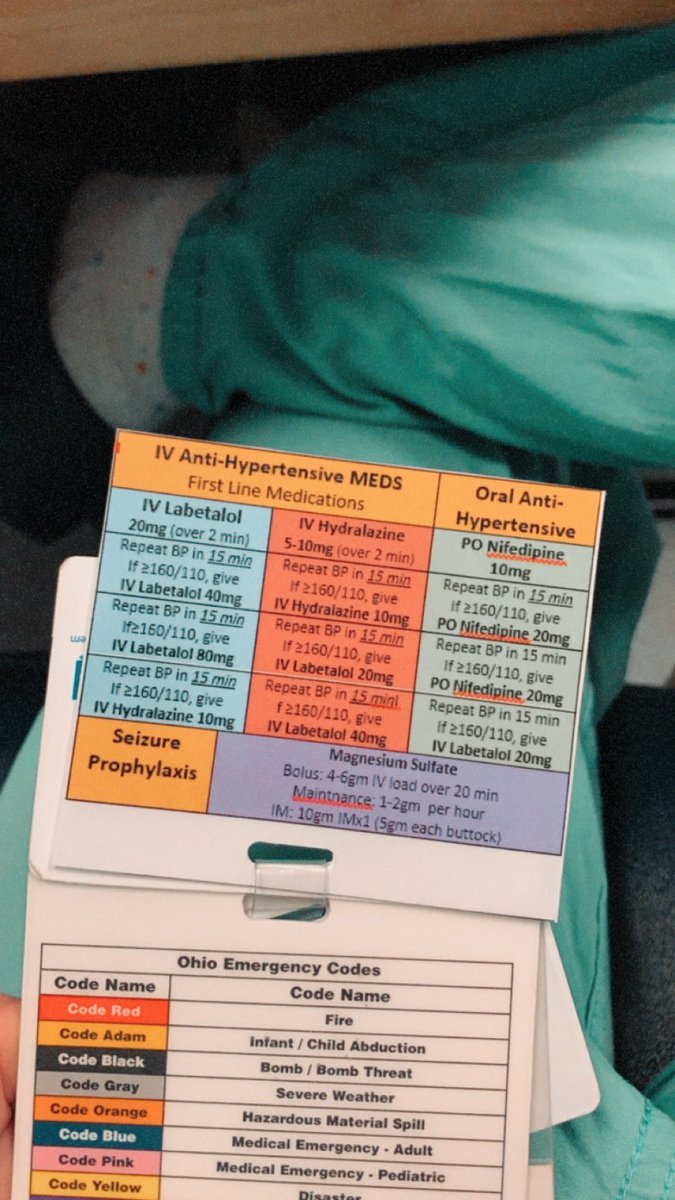 get you a friend who grabs you a laminated list of the antihypertensives safe in pregnancy to add to your badge reel 🥹 you rock @JBunstine