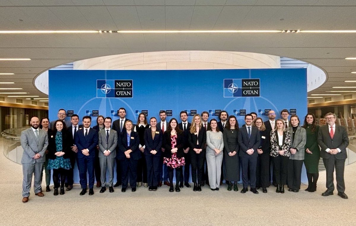 Last Friday, we welcomed some of the new diplomats in training 🇧🇪. They enjoyed a full day of insightful briefings, gaining valuable perspectives. 

We wish them the best of luck for their future career!

#WeAreNATO