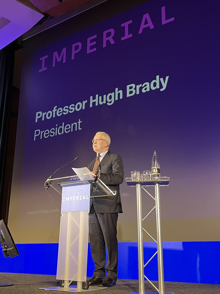Peter Haynes (@peterdhaynes) on Twitter photo Today <a href="/PresHughBrady/">Hugh Brady</a> used his President’s Address to launch the new <a href="/imperialcollege/">Imperial College London</a> strategy. Today <a href="/PresHughBrady/">Hugh Brady</a> used his President’s Address to launch the new <a href="/imperialcollege/">Imperial College London</a> strategy.