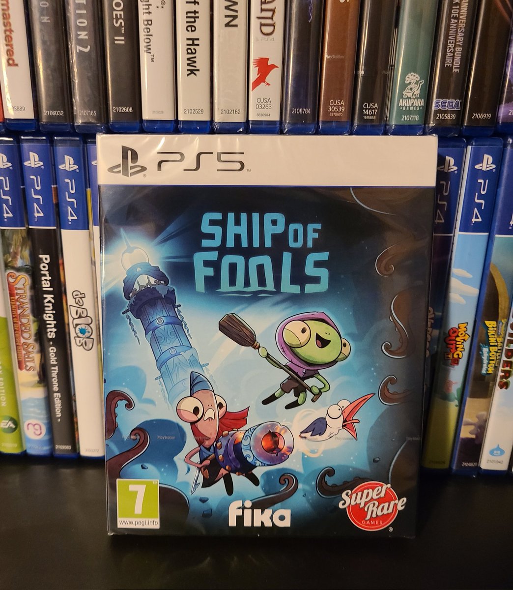 Latest pickup from @SuperRareGames.  I LOVE couch co-op games.  This one looks really fun.  Can't wait to try it! #shipoffools