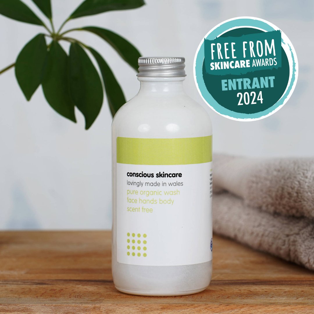 It's Awards Time!  This year, it's our organic Pure Body Wash for this year's Free From Skincare Awards.
#FFSA24 #awardwinning