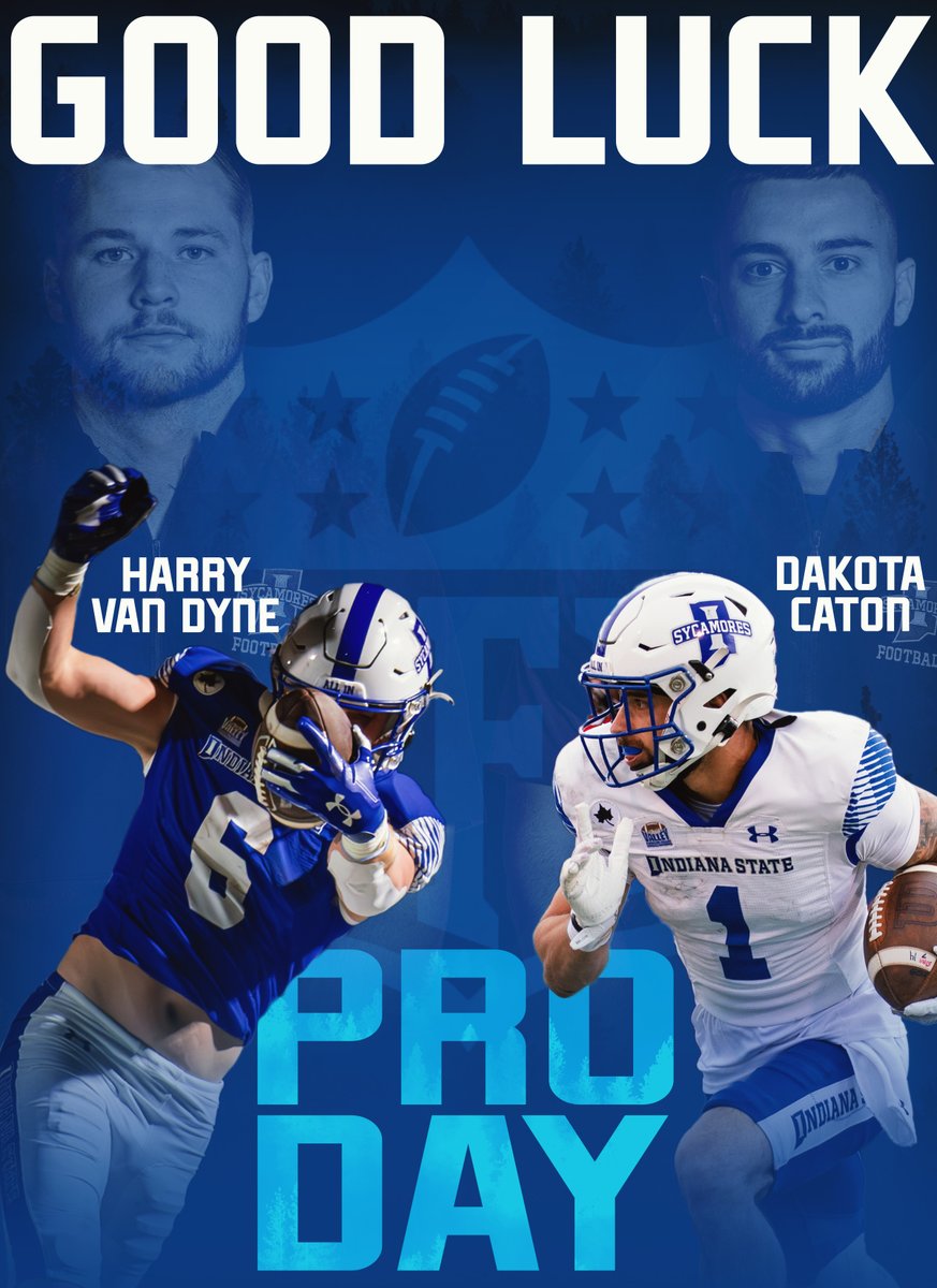 Good luck to our guys @Harry_VanDyne and @_DCAT1 on their Pro Days today! #MarchOn | #LeaveNoDoubt