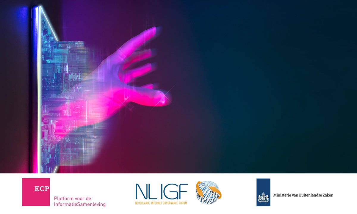 Op 4 april van 10:00-12:30 organiseert NL IGF in samenwerking met @Platform_ECP en het ministerie van Buitenlandse Zaken een deelnemersspecial over digitale mensenrechten. Meld u aan via: 🔗ecp.nl/agenda/ecp-dee… #digitalemensenrechten #NLIGF