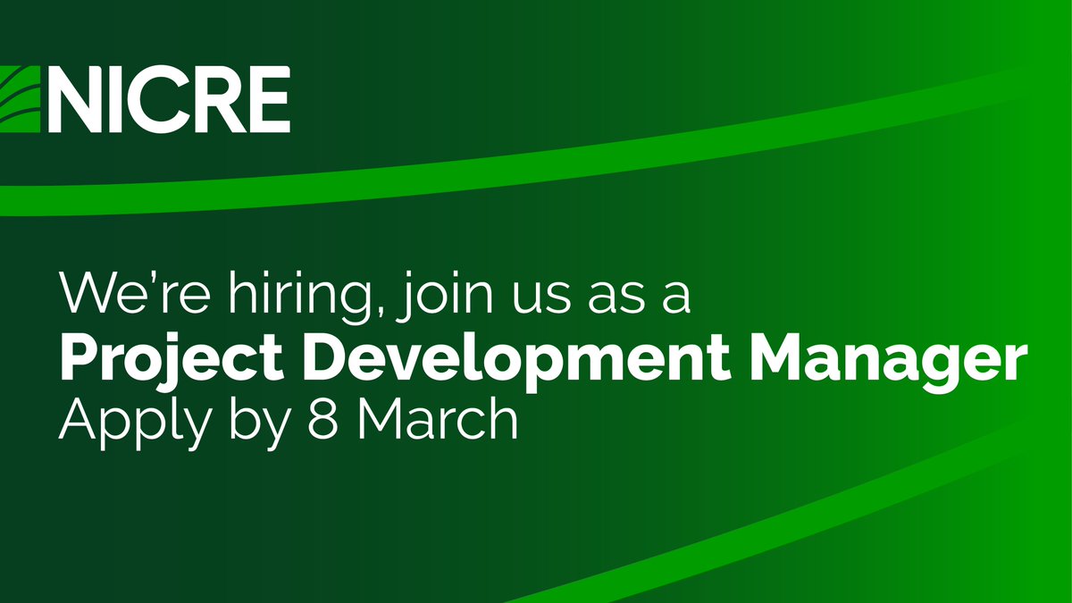 📢There're only a few days left to apply to join us as a Project Development Manager - deadline Friday (8 March). ▶️The role is to further advance our role nationally by fostering existing collaborations & developing new projects & funding partnerships. 👉bit.ly/48sqxMP