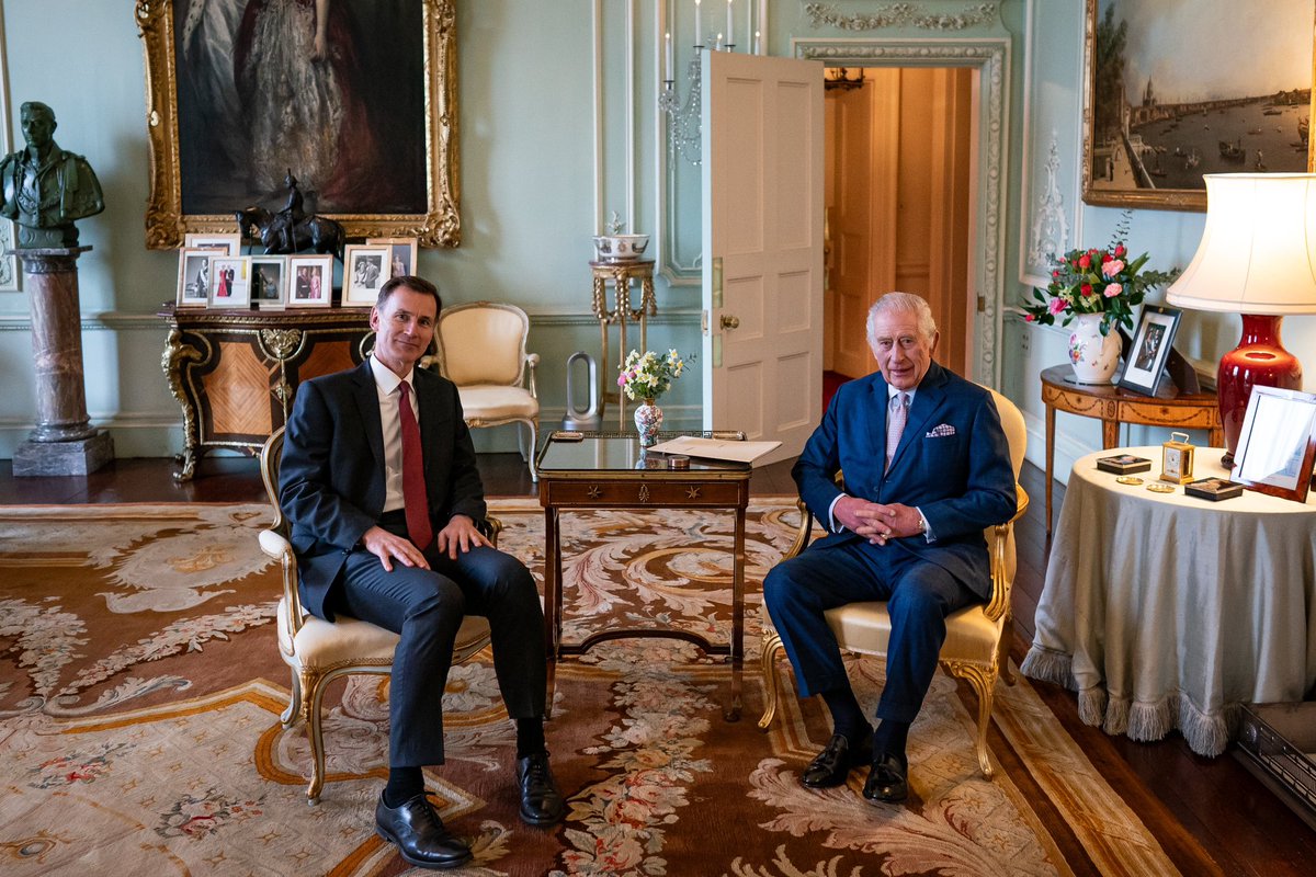 King Charles receives Chancellor of the Exchequer Jeremy Hunt at Buckingham Palace ahead of tomorrow’s budget day. The Monarch always holds an audience with the Exchequer ahead of the Budget being revealed.