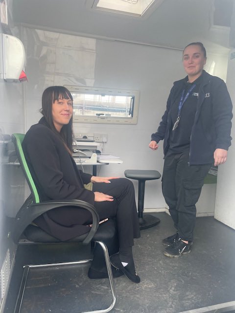 The Morganstone and @Westacresltd Health Screening programme continued today. This session was held out on location at our development in Olchfa, Sketty. Thanks to @insighths for ensuring our team are fit and healthy 👍