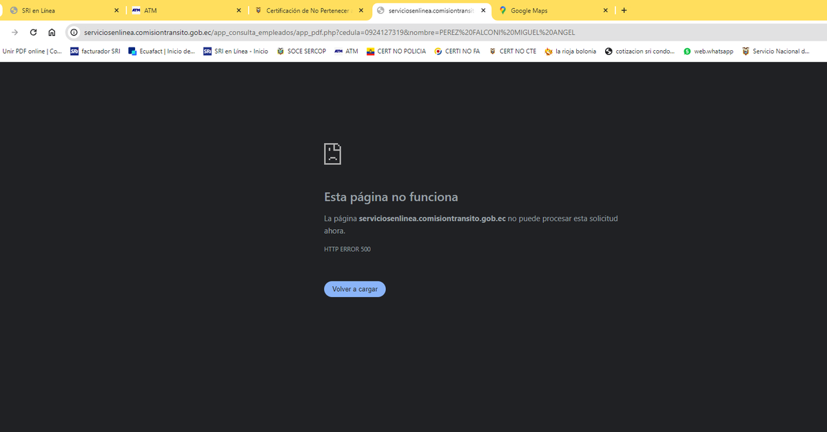 YueTranSA's tweet photo. @CTEcuador buenos días por favor esta caida la pagina en la parte de descargar el certificado de no pertenecer a la cte desde anoche. se necesita para hacer tramites https://t.co/q2IYauytWh