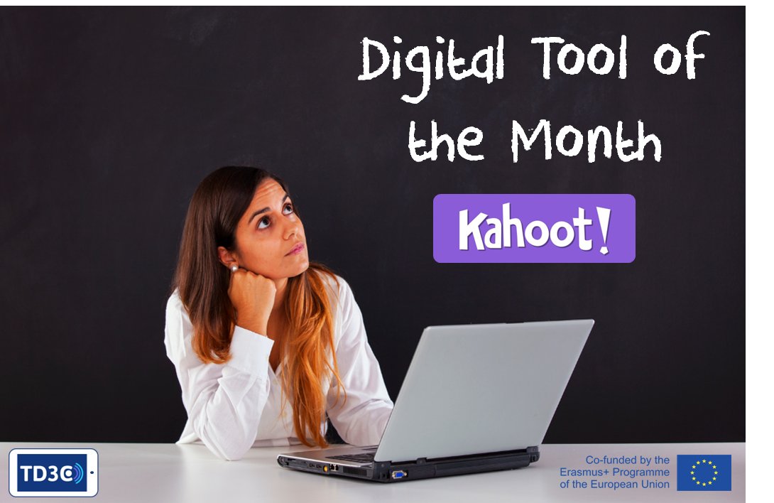 Every month we'll be promoting a digital content creation tool recommended by teachers across Europe. This month's tool is Kahoot, which was recommended by Serena Poggi from IC TONIOLO Sez. Ospedaliera, Italy. #ErasmusPlus  #teachercompetencies #education
td3c.eu/project/kahoot/