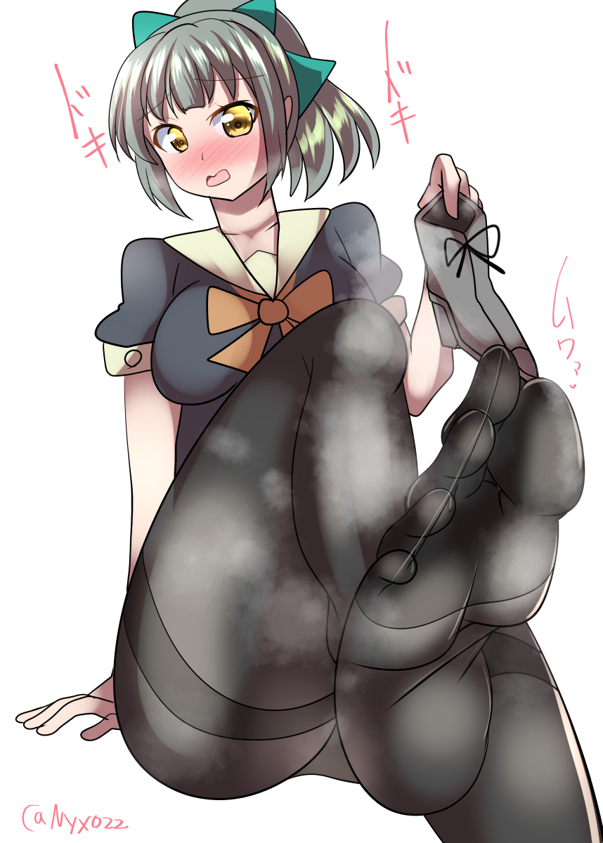 「足がくさいって?仕方ないじゃない!ブーツが蒸れるんだから…///」
ムチムチ黒タイツ夕張さん(ˇωˇ)  
進水日おめでとう!(連続1460日目     
#艦これ版真剣お絵描き60分一本勝負_20240305 
#艦これ版深夜の真剣お絵描き60分一本勝負 
#めび環んどろ #10000日チャレンジ 