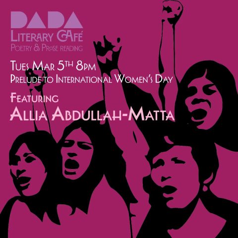 NYC! Join our friends at @dadabarnyc featuring writer, educator and OyeDrum poetry editor allia abdullah-matta for a night of poetry and magic 💫✨If you attend, send us pics to post 📸 #poetrynight #nycpoet #brooklynpoets #poetrycommunity