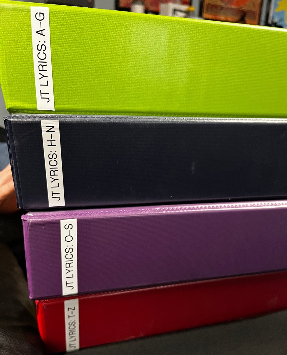 We don't crack these binders out often, but when we do it's because Jeff is preparing for his mostly-request annual benefit shows at The Vic in Chicago. Get limited tickets for night 1 on May 31st (night 2 is sold out!) here: Wilcoworld.net/shows