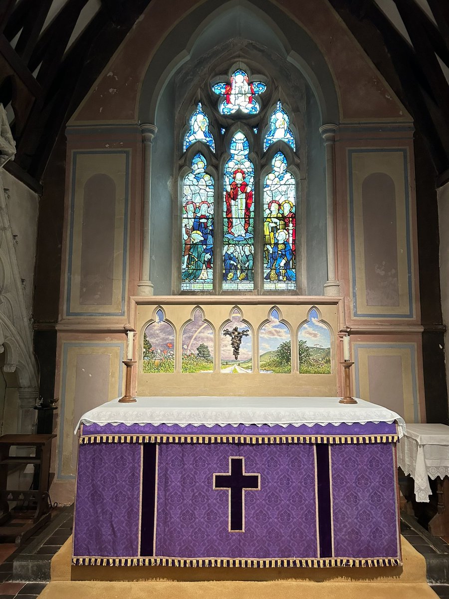 Congratulations to @SussexHeritage on the launch of their 2024 awards. Church of St Michael & All Angels, Berwick, was a GORGEOUS venue complete with paintings by Duncan Grant and Vanessa Bell, and the reredos by Julian Bell.