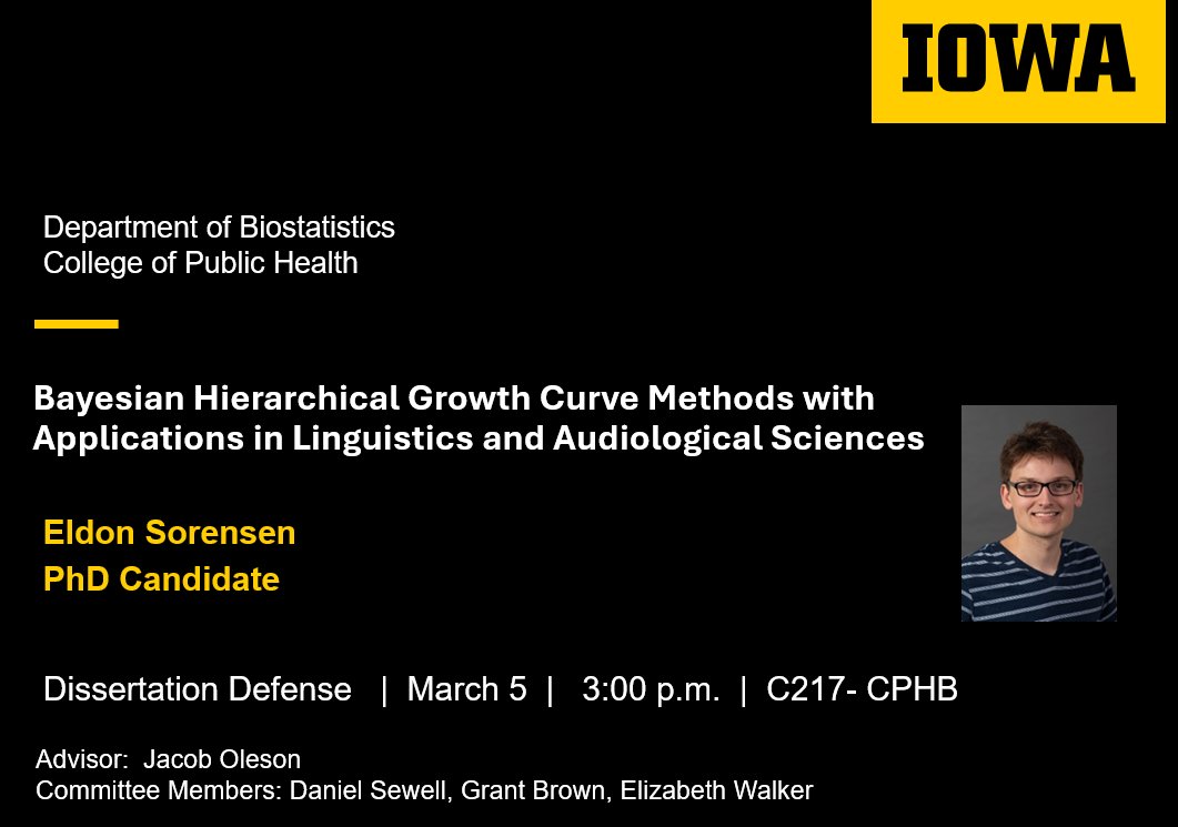 University of Iowa Department of Biostatistics (@iowa_biostat) on Twitter photo 