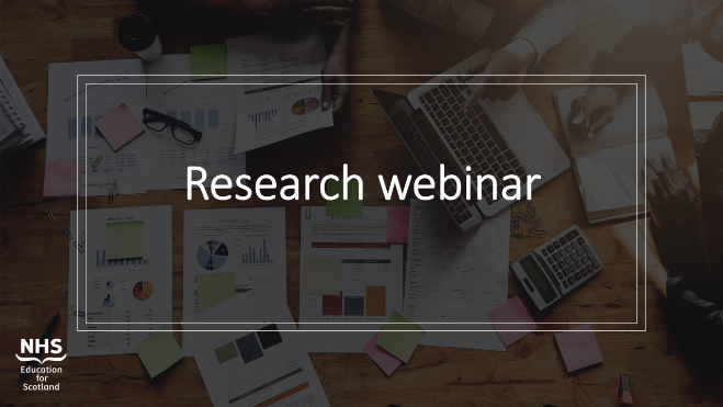 Webinar - Building the foundations for research culture in your pharmacy career - 14th March @ 7pm. This webinar aims to support pharmacy professionals gain a better understanding of research, its impact for the pharmacy profession and beyond. Book here - learn.nes.nhs.scot/73867