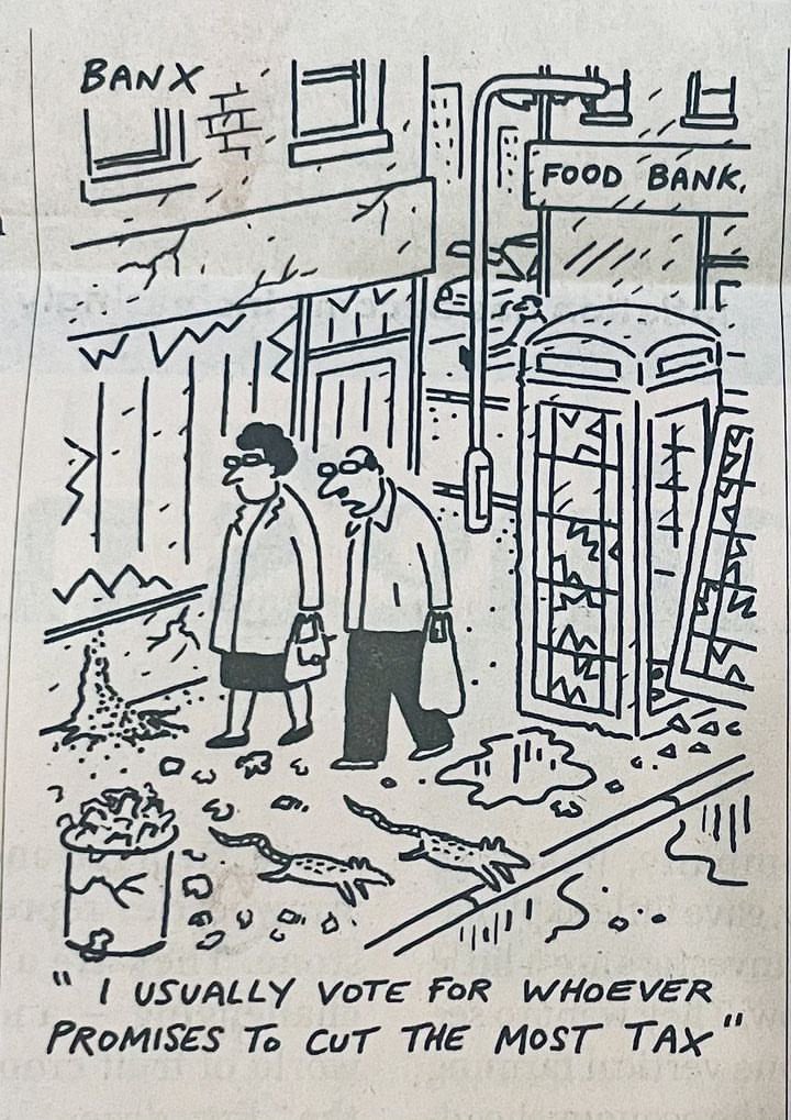 AllTheDisasters's tweet photo. The mortgage has gone up £6000 a year though thanks to the Tories. 

I’d rather have a functioning country than a piffling tax cut. 

#MayGeneralElection #GTTO #GeneralElectionNOW https://t.co/4JCgrHLuSW