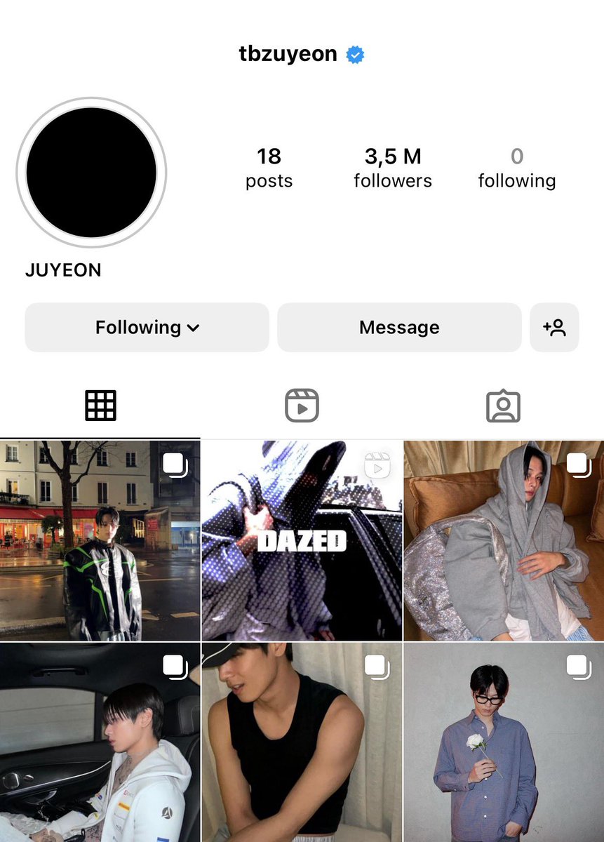 dailyljy's tweet photo. juyeon changed his display name on instagram from 이주연 (lee juyeon) to JUYEON https://t.co/yXVPOXc67t