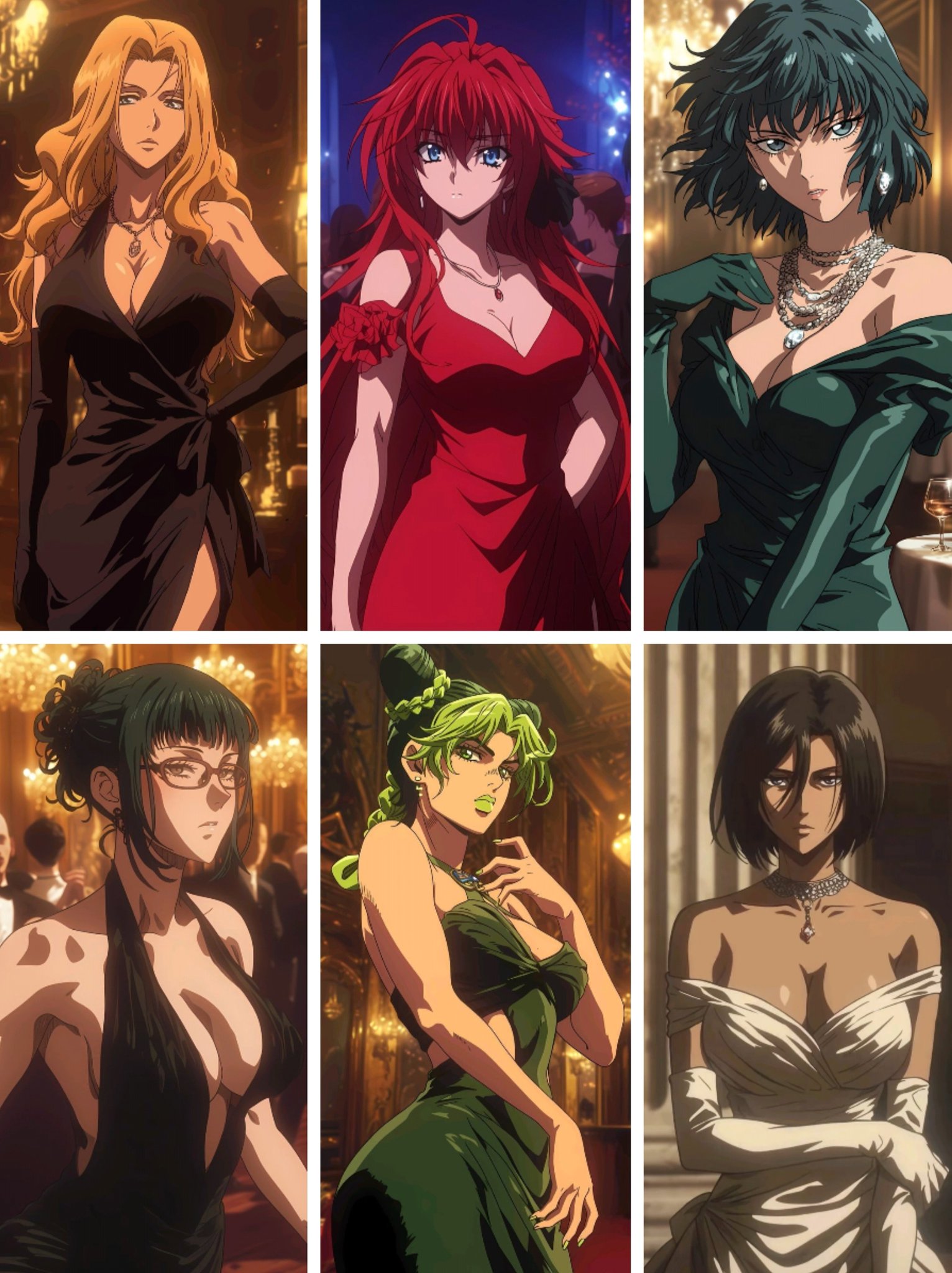 AIZEN S SUKE on X Female Anime Characters and how they would dress for Prom Night A Thread https t cw6c2SFOes X